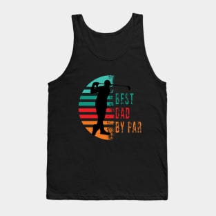 best dad by par for golf lovers Tank Top